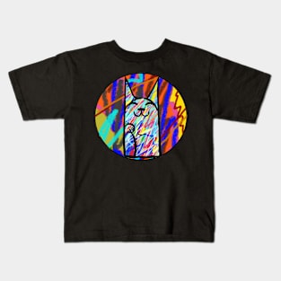 cat kitten scribble 23 Kids T-Shirt